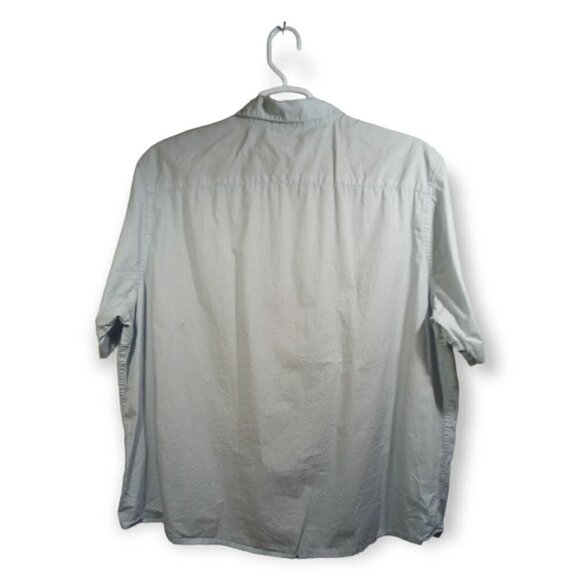 claiborne Men's Micro Dot Short Sleeve Button Down Shirt Size 2XL - Picture 2 of 7